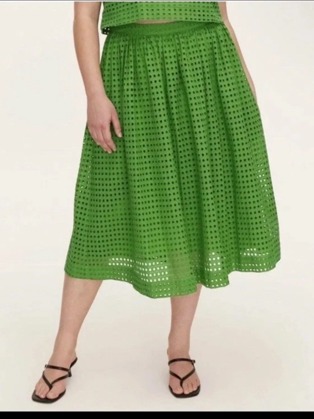 kate spade green eyelet